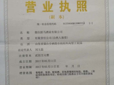 營業(yè)執(zhí)照